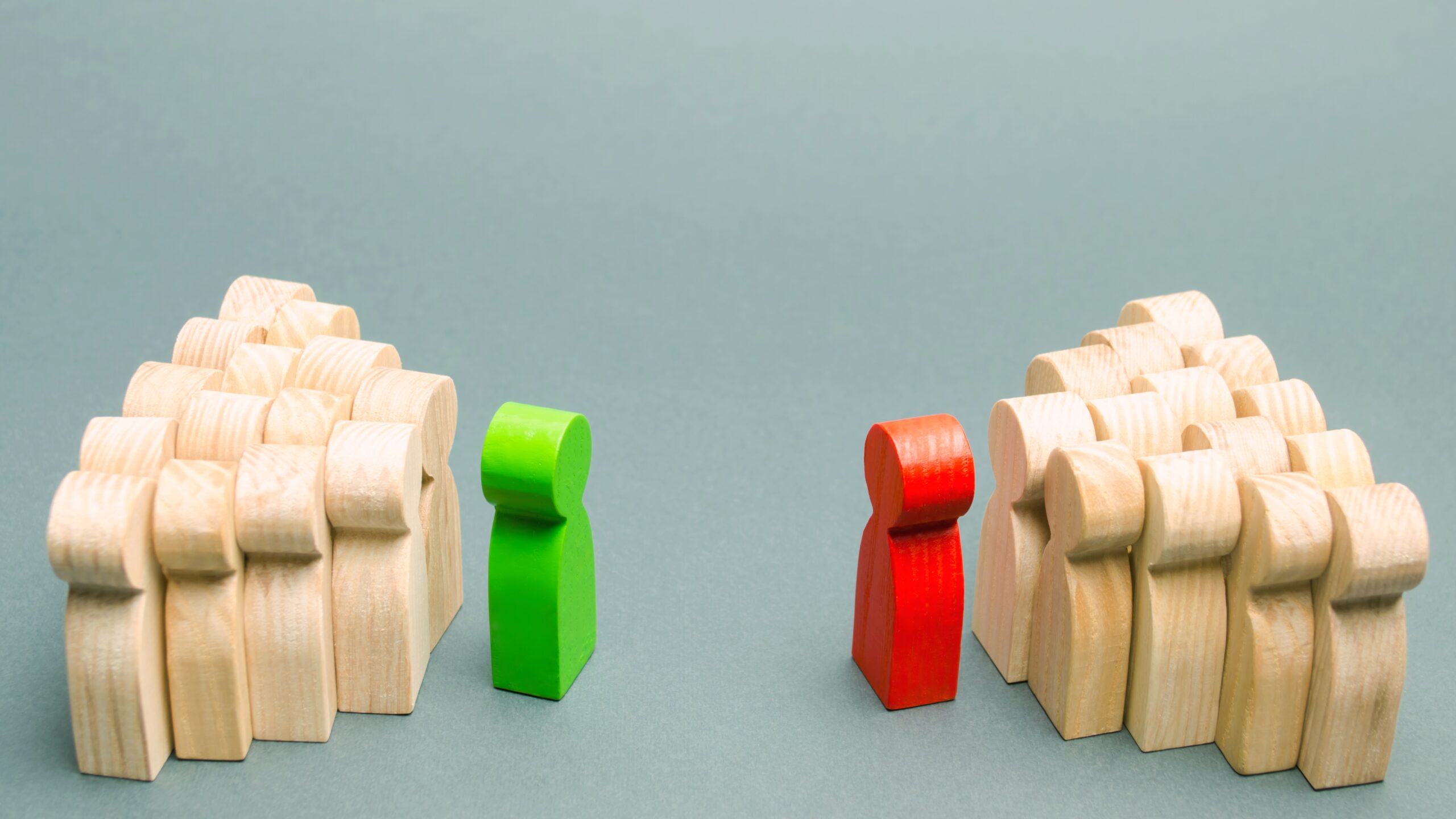 The,Conflict,Between,The,Leaders,Of,The,Two,Teams.,Business Image by Andrii Yalanskyi / Shutterstock.com