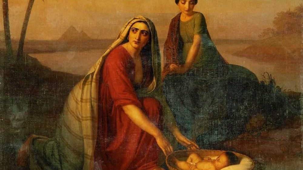 Alexey_Tyranov._Moses'_mother FB NEW Moses’ Mother by Alexey Vasilievich Tyranov; image from Wikimedia Commons; {{PD-US}}.